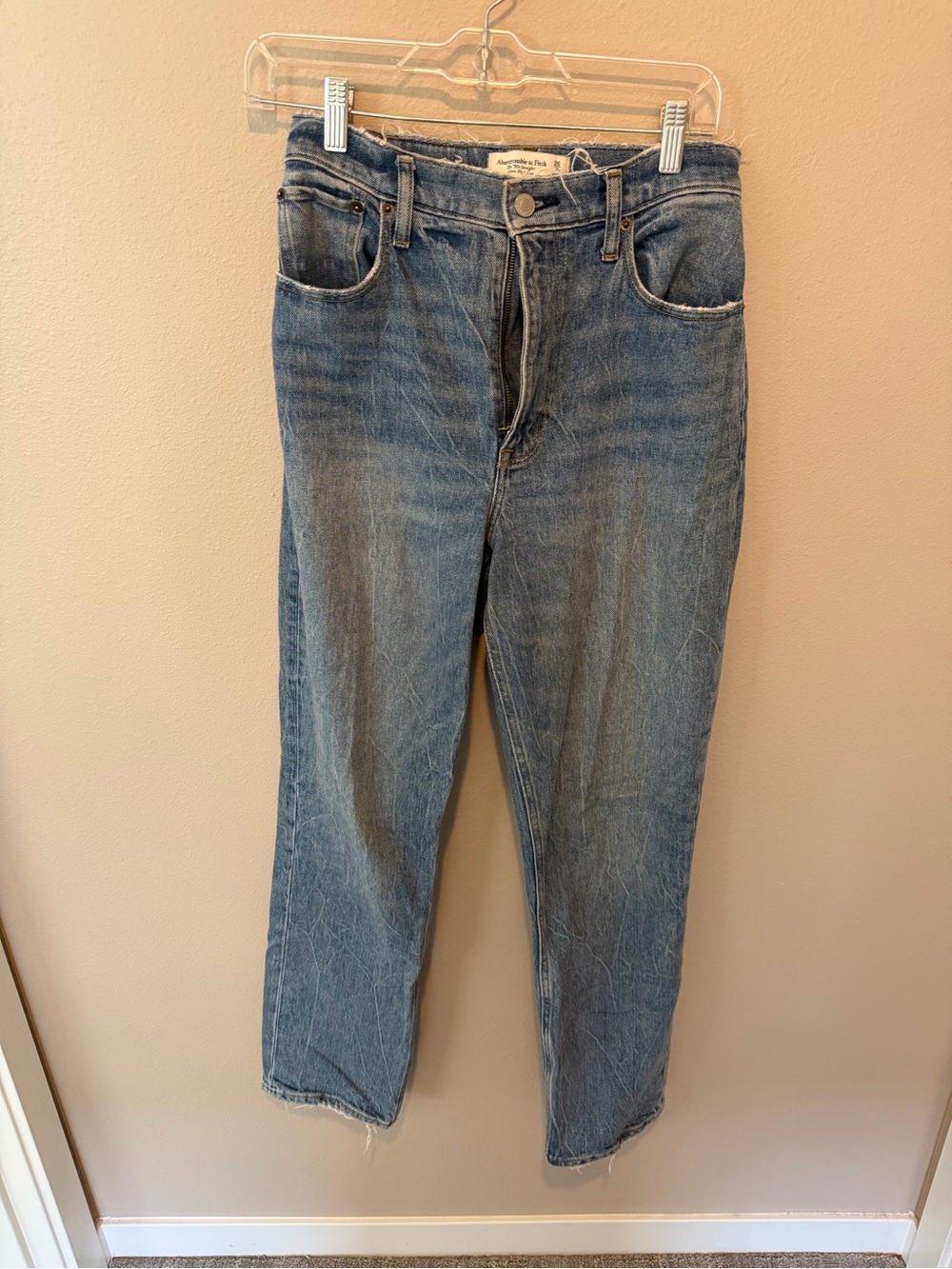 Abercrombie & Fitch Light Blue Straight Leg Jeans